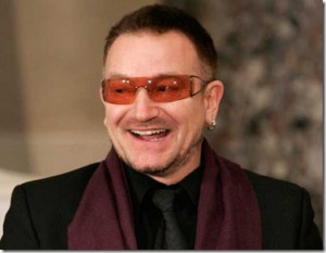 Лидер U2 Боно получил серьезную травму, катаясь на велосипеде